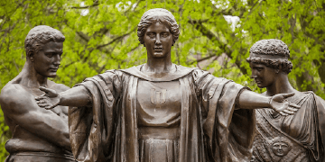 Alma Mater statue